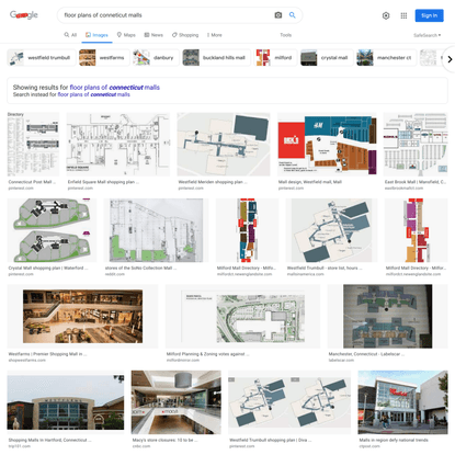 floor plans of conneticut malls - Google Search