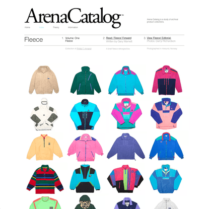 Arena-Catalog | Home | VOL 1- FLEECE