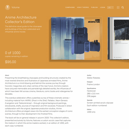Anime Architecture Collector’s Edition