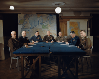 A Kodachrome of some some of the Allied Generals. 1944 [4,396 x 3,520]