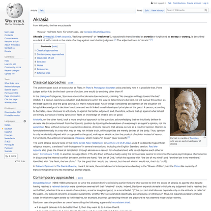 Akrasia - Wikipedia