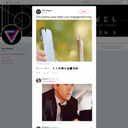 The Verge on Twitter