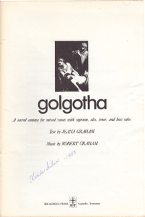 Golgotha, Robert Graham, Broadman Press 1962