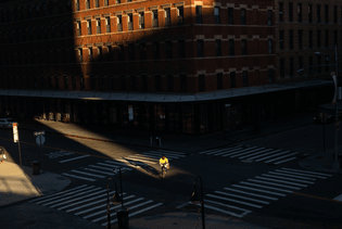 Biker in the Meatpacking © Chervine – Courtesy Galerie Esther Woerdehoff
