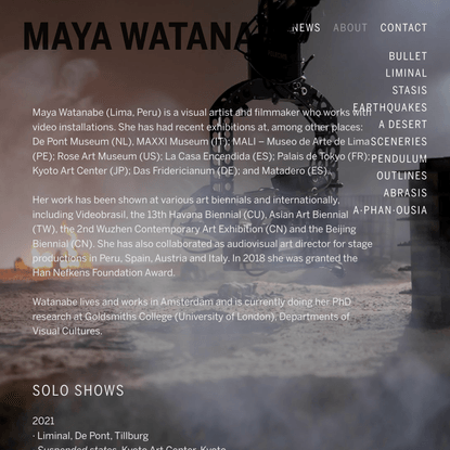 About — mayawatanabe.com