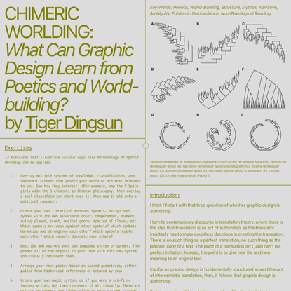 Chimeric Worlding
