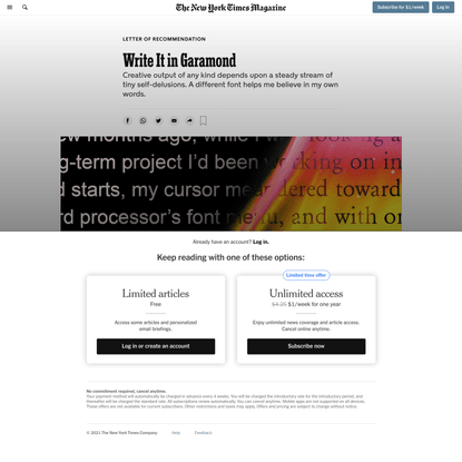 Write It in Garamond