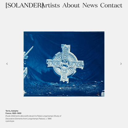 Adolphe Terris — Solander Collection