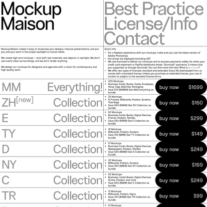 Mockup Maison