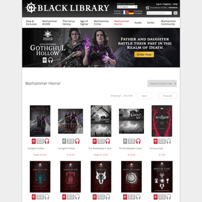 Black Library - Warhammer Horror