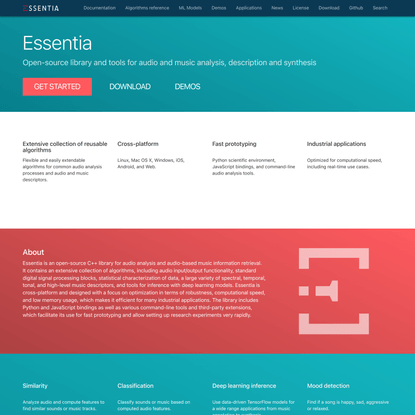 Homepage — Essentia 2.1-beta6-dev documentation