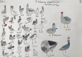 Mrs Durkin's Class As Pigeons 2020-2021 Yufei, Age 9