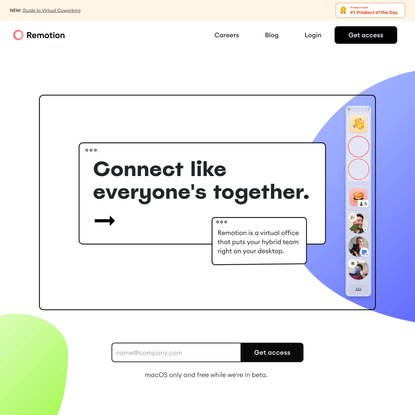 Remotion | Virtual Office For Hybrid Teams