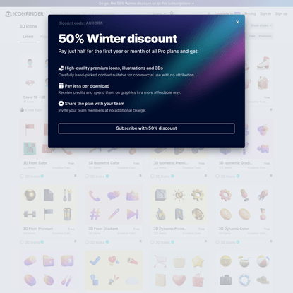 3D icons - Iconfinder.com