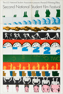 Milton Glaser (1966) Second National Student Film Festival Poster