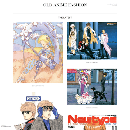 Old Anime Fashion