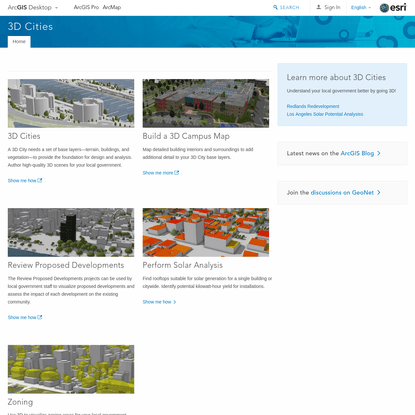 3D Cities | ArcGIS Desktop