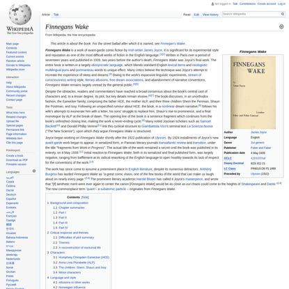 Finnegans Wake - Wikipedia