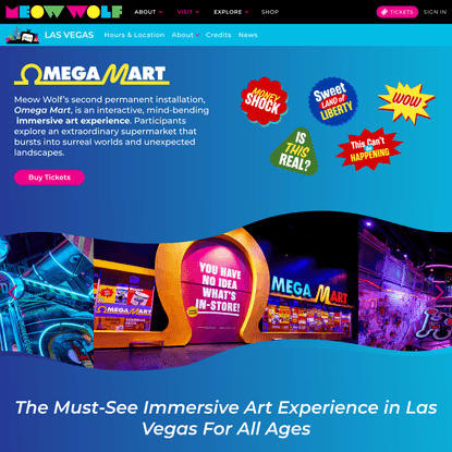 Omega Mart | Explore Immersive Art | Meow Wolf Las Vegas