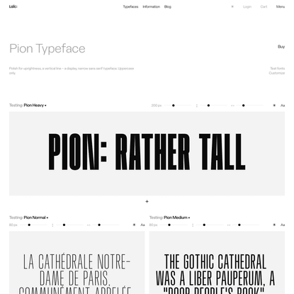 Pion | Laïc: Type