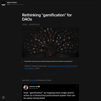 Rethinking “gamification” for DAOs