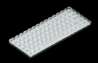 You can “Air Type” on this tactile keyboard with inflated key caps - Yanko Design