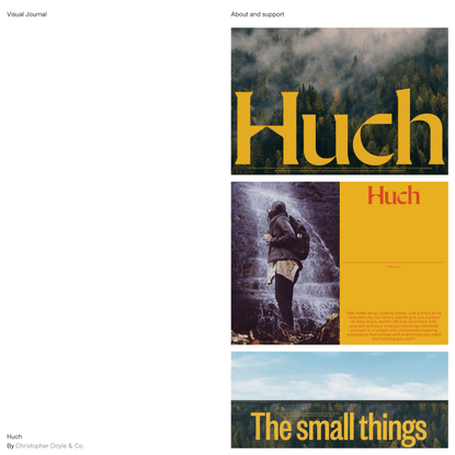 Huch – Visual Journal
