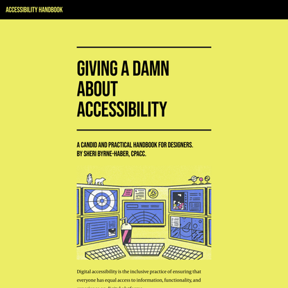 Giving a damn about accessibility