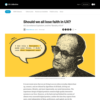 Should we all lose faith in UX?
