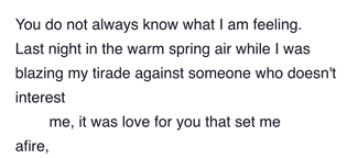 | Frank O'Hara, For Grace, After a Party