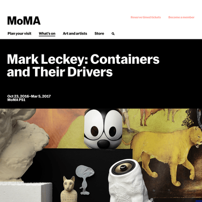 Mark Leckey: Containers and Their Drivers | MoMA