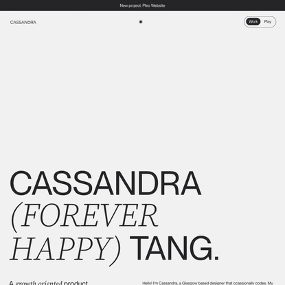 Cassandra Tang