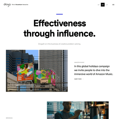 Effectiveness through influence.