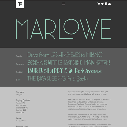Marlowe « FaceType Foundry
