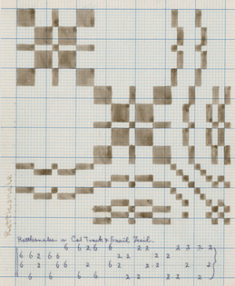 rattlesnake weave pattern  grid