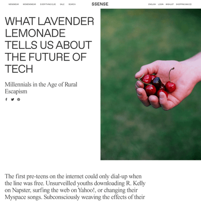 What Lavender Lemonade Tells Us about the Future of Tech
