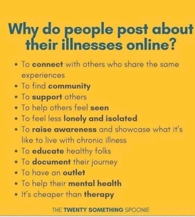 Posting About Illness Online