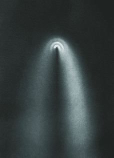 The first known photograph of a comet. Donati’s Comet, taken at Harvard College Observatory in 1858.