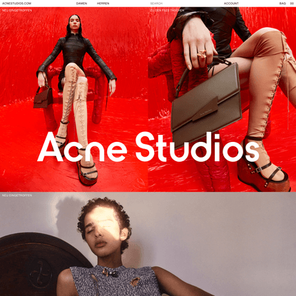 Acne Studios – Konfektionskleidung, Accessoires, Schuhe und Denim für Damen und Herren – Homepage