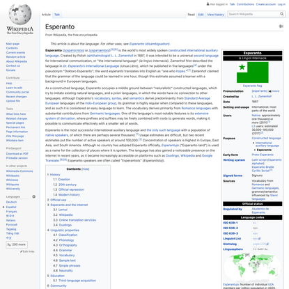Esperanto - Wikipedia
