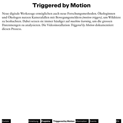 Triggered by Motion – Planet Digital