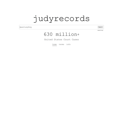 Free Public Records Search - judyrecords