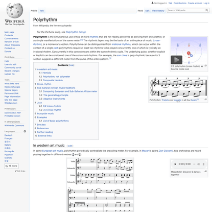 Polyrhythm - Wikipedia
