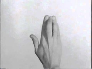 Hand-Movie, de Yvonne Rainer (1966)