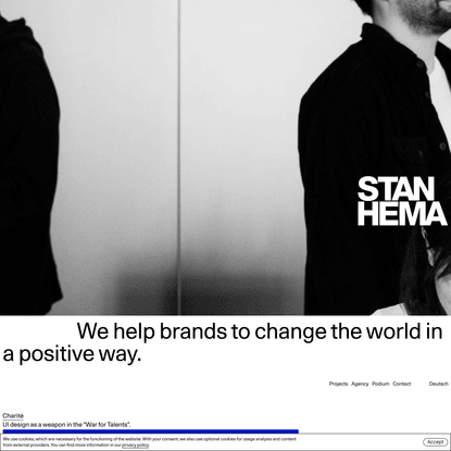 Home | Stan Hema. Brand agency Berlin