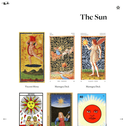 XIX - The Sun — Mystic Symbolism