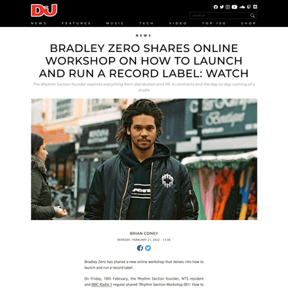 Bradley Zero shares online workshop on how to launch and run a record label: Watch | DJMag.com