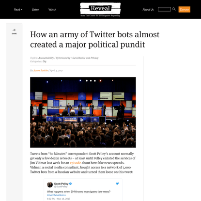 How an army of Twitter bots almost created a major political pundit