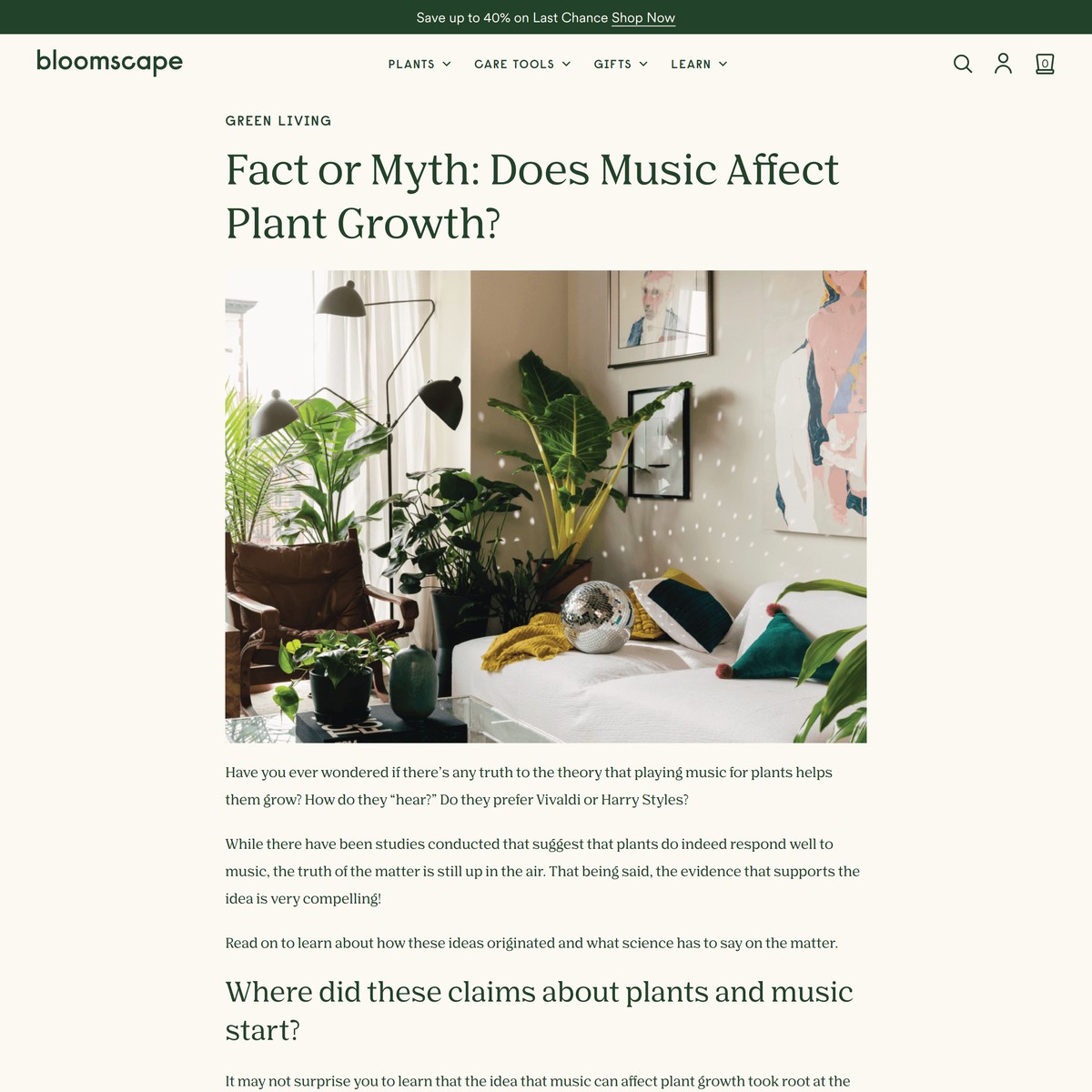 Fact or Myth Does Music Affect Plant Growth? Bloomscape — Are.na