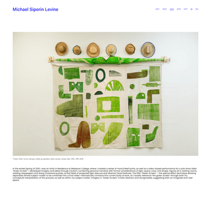 Green Screen — Michael Siporin Levine
